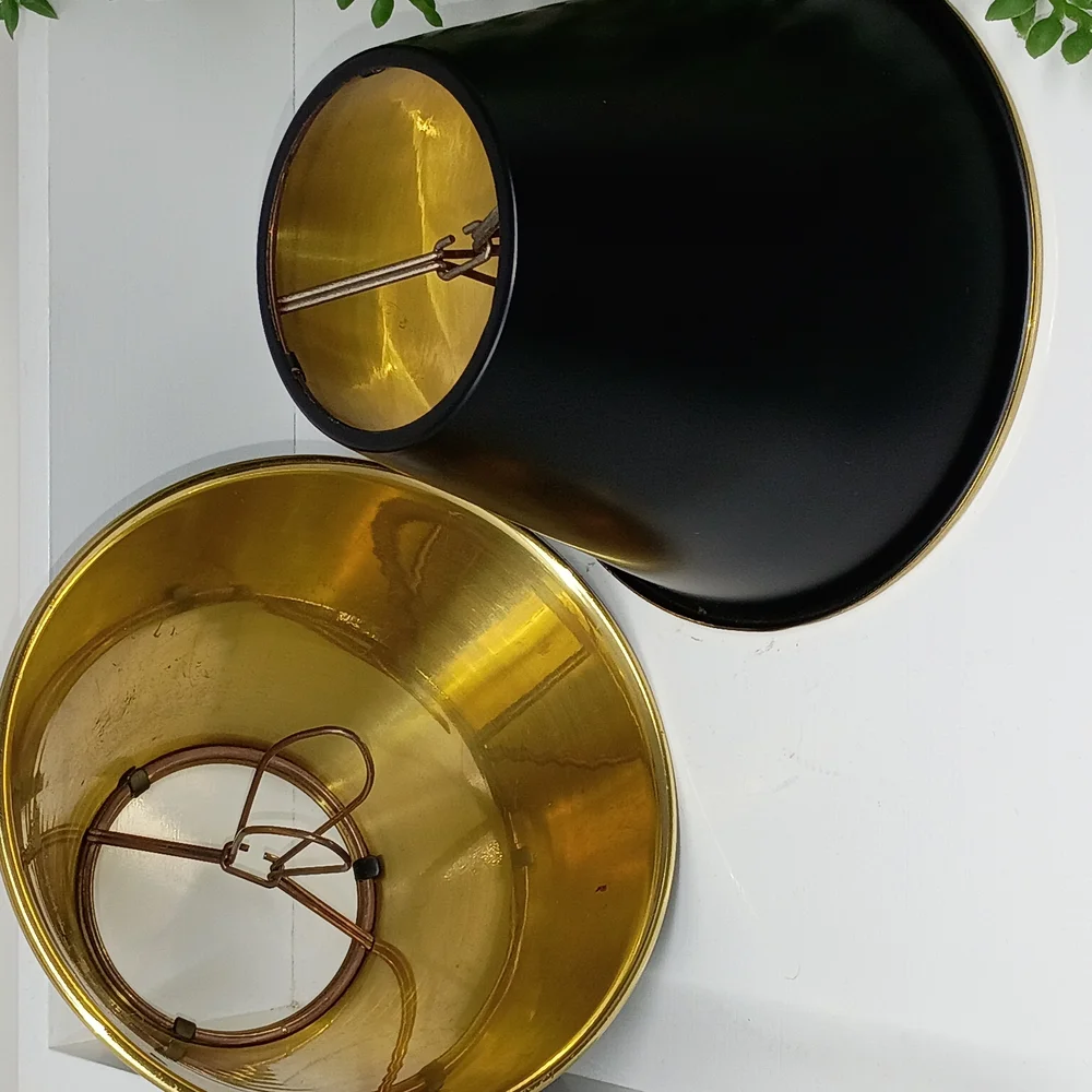 Black and Gold Lampshade